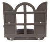 Hranitoare pasari fier maro 18x10x16 cm