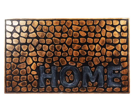 Изтривалка за входна врата Home, Естествен каучук, Бронзов, 75 x 45 cm