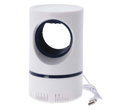 Лампа против насекоми, С USB, 16 х 9 х 9 см, Бял