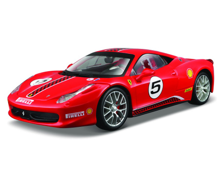 Macheta Bburago Ferrari 458 Challenge 1:24, rosu