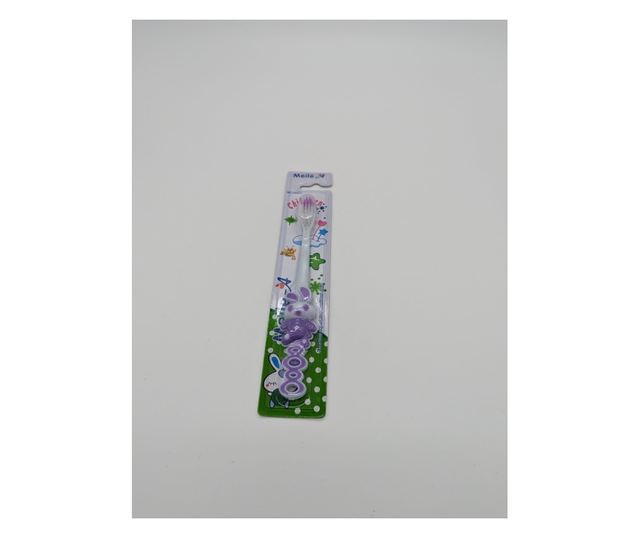 Set 12 buc periuta de dinti cu animalute pentru copii, Multicolor