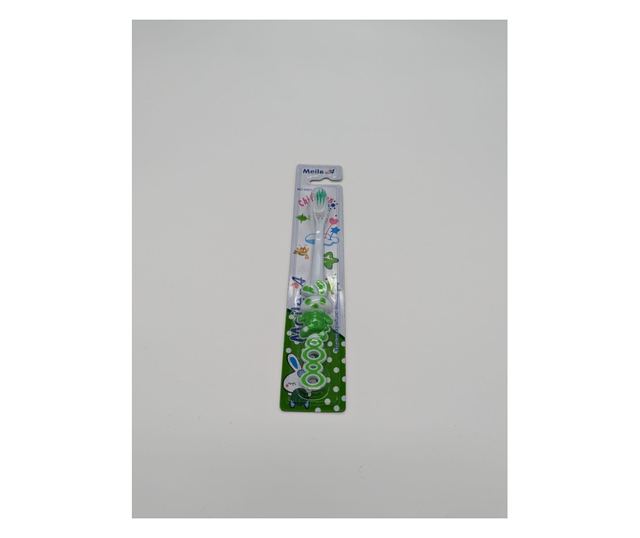 Set 12 buc periuta de dinti cu animalute pentru copii, Multicolor