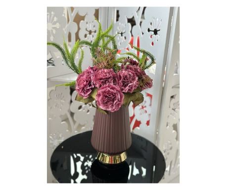 Vaza, bordo boja, 23 cm