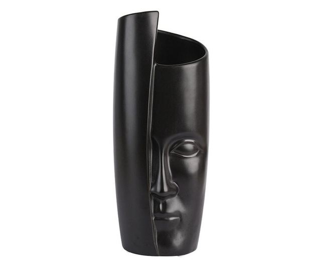 Vaza, crna boja, 30 cm