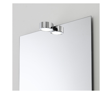 Feridras Кръгла LED лампа за огледало, с щипки, 2W