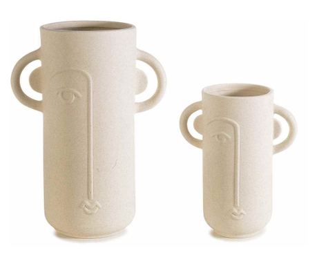 Set 2 vaze portelan 18.5x11x25 cm, 14x8.5x17.5 cm