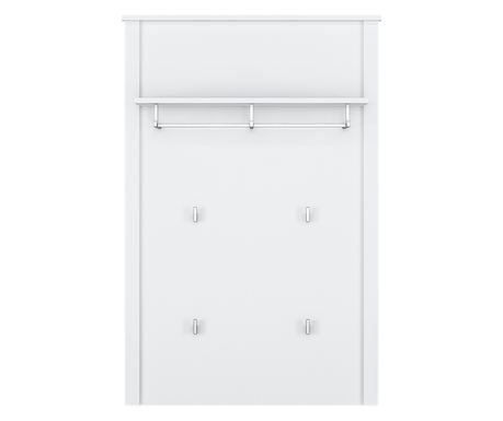 Zidna vješalica DTD bijela lakirana 81x26x122 cm