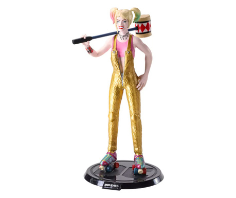 IdeallStore® csuklós figura, Harley Quinn, gyűjtői kiadás, 18,5 cm, állványt is tartalmaz
