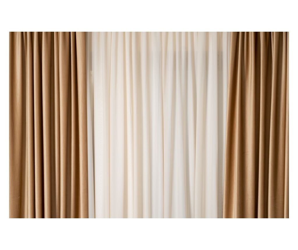 Perdea bej,voal de matase,DolceSara 018 cu rejansa 400x250 - 3