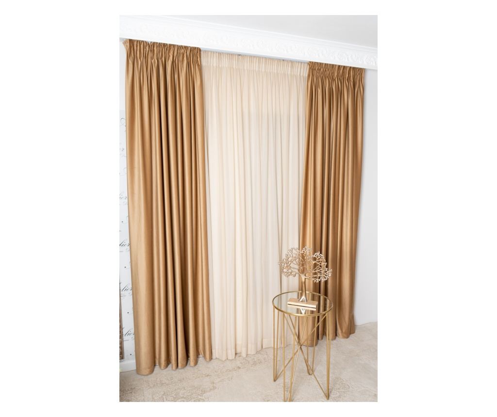 Perdea bej,voal de matase,DolceSara 018 cu rejansa 400x250 - 5