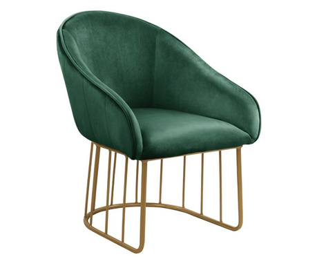 Кресло Коди голд - зелено