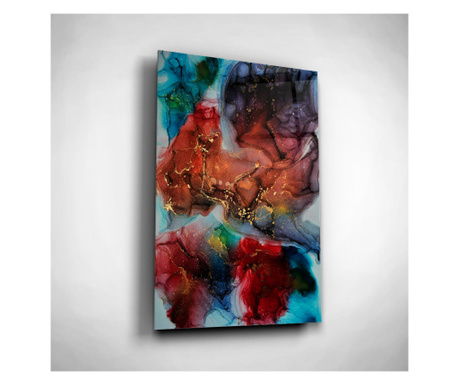 Tablou Sticla, Shiny Color Fluid, 50x70cm