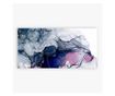 Tablou Sticla, Dark Purple Abstract, 60x120cm