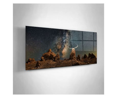 Tablou Sticla, Galactic Stones, 60x120cm
