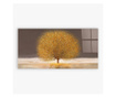 Tablou Sticla, Golden Leaves Tree, 60x120cm