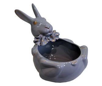 Bomboniera Iepure, Gri, 27 cm, DVTAR09G