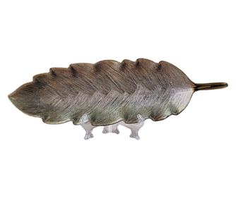 Platou Frunza, Argintiu, 42 cm, DVTR0024