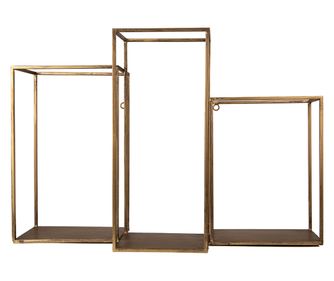 Arany vas falipolc 65x19x44 cm