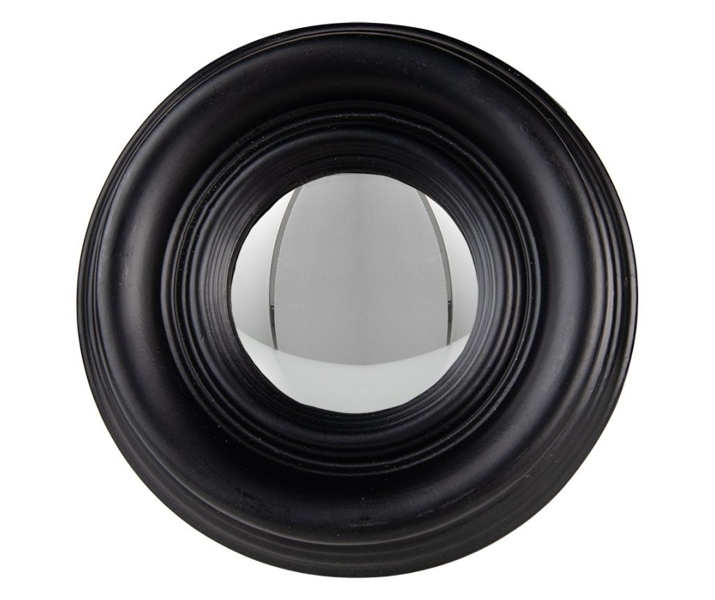 Σετ 2 Μαύροι Ξύλινοι Καθρέφτες Τοίχου 21x4 εκ.