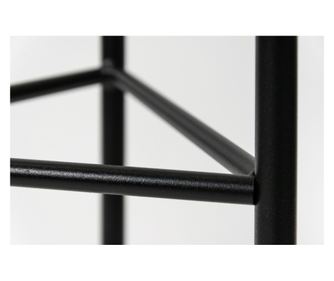 Suport ghiveci flori Dijon M din metal, negru, 23x25 cm, cod 111019
