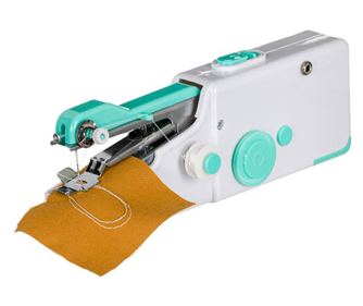 Шевна машина Sewing, Ръчна, Преносима, Пластмаса, Бял
