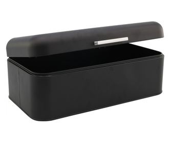 Кутия за хляб Black Looks, метална, 42x22x16 см