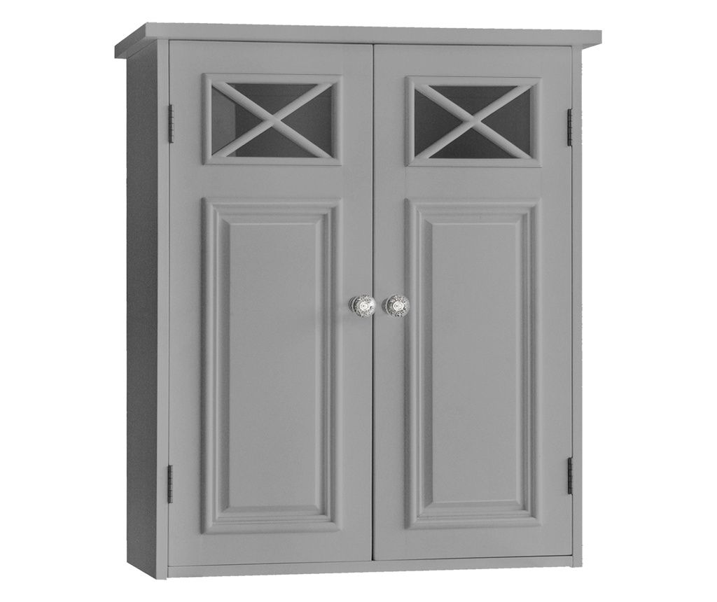 Dulap Detasabil, Teamson Home, Gri/Lemn/20 X 7 X 24