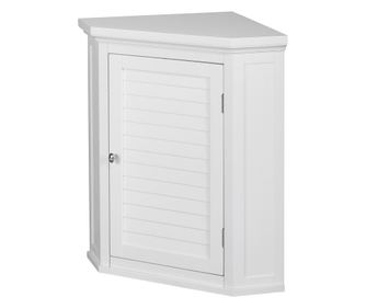 Dulap De Colt Pentru Baie Glancy, Teamson Home, Mdf/Metal, Alb