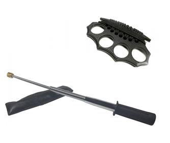 Rugalmas teleszkópos botkészlet ezüst, gumiheveder, 47 cm + fekete doboz új modell