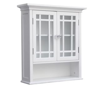 Dulap De Perete Detasabil, Teamson Home, Alb/Lemn/61 X 17.8 X 55.9