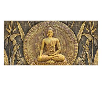 Fototapet autoadeziv, Lavabil, Buddha Decor, 255x540 cm
