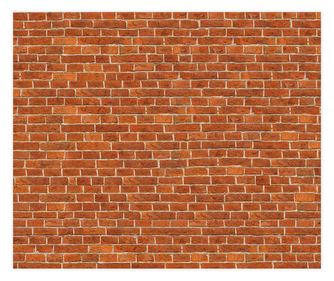 Fototapet autoadeziv, Lavabil, Orange Brick Wall, 150x180 cm