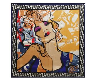 Batic fashion pentru dama, PAMI, BD-0722-3-2, 70x70 cm