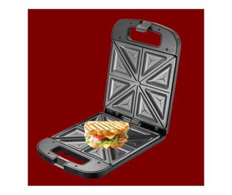 Aparat sandwich, 4 sandwich, forma triunghilara, 1400W , Victronic VC598