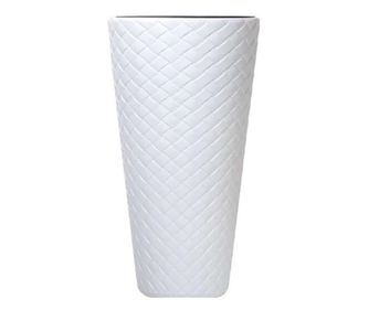 MATUBA ozek cvetlični lonec, 30×55 cm, bel, Prosperplast