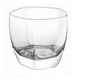 OCEAN SENSATION Set 6 pahare whisky Double Rock, 285ml, D8,6xh8cm, sticla