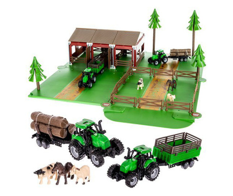 Ферма с животни + 2 селскостопански автомобила