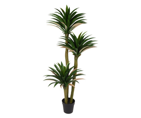 Planta decorativa artificiala Yucca in ghiveci de plastic, 160 cm