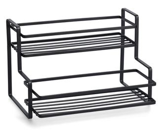 Raft universal Zeller, metal, 26x20x17 cm, negru