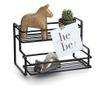 Raft universal Zeller, metal, 26x20x17 cm, negru