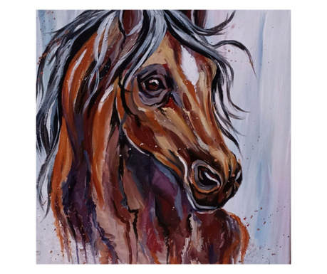 "Horse" originalno slikanje z akrilnim barvami Horses 30х40см