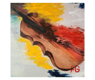 "Music" reprodukcija slikanja z akrilnim barvami Abstract 50x50см