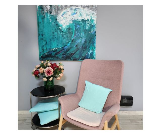 "Wave" reprodukcija slikanja z akrilnim barvami Abstract 70x70см