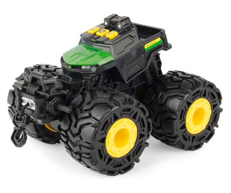 JOHN DEERE Високопроходим Джип с Чудовищни гуми Светлина и Звук, 3г+, 37929