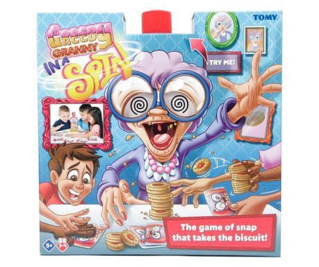 Tomy Games игра Алчната Баба Въртележка, 5г+, T73114