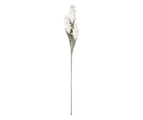 Set 8 belih zelenih umetnih rož 106 cm