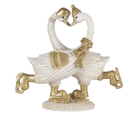 Figurica labuda od poliresina 18x8x17 cm