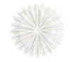 Tava decorativa polirasina alba aurie 20x1 cm