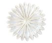 Tava decorativa polirasina alba aurie 25x1 cm