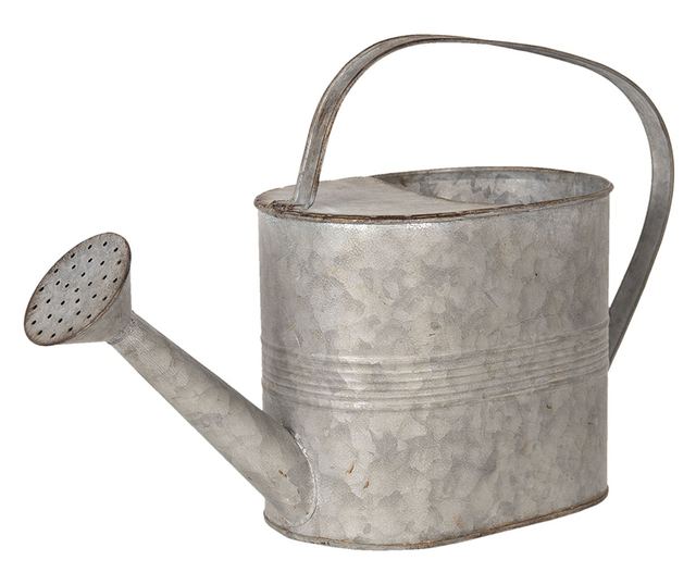 Sivi metalni ukras za prskalice 40x14x25 cm